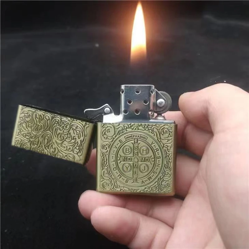Lighter Insert Zippo - ZORRO versized Kerosene Lighter Metal Personality