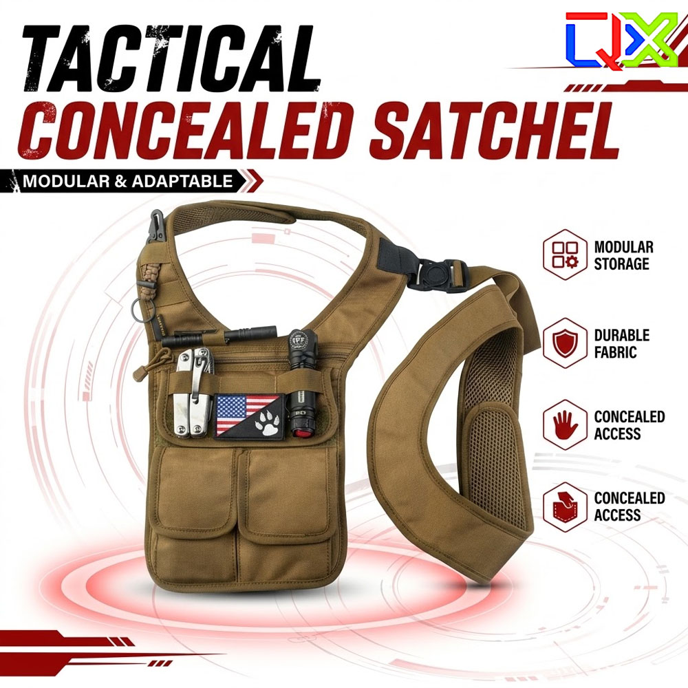 QX Tactical Concealed Satchel  - Edc Carry Bag For Men 评论和价格
