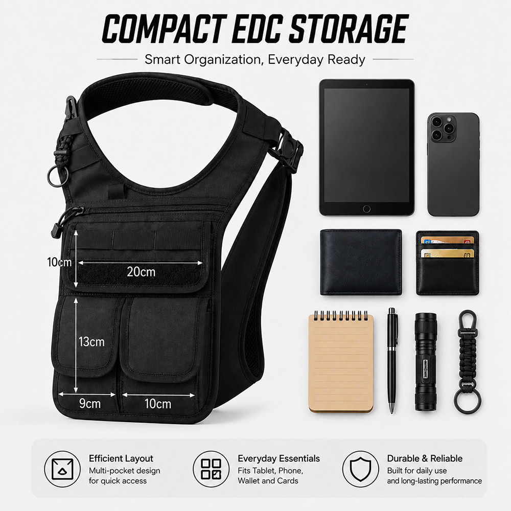 QX Tactical Concealed Satchel  - Edc Carry Bag For Men 评论和价格