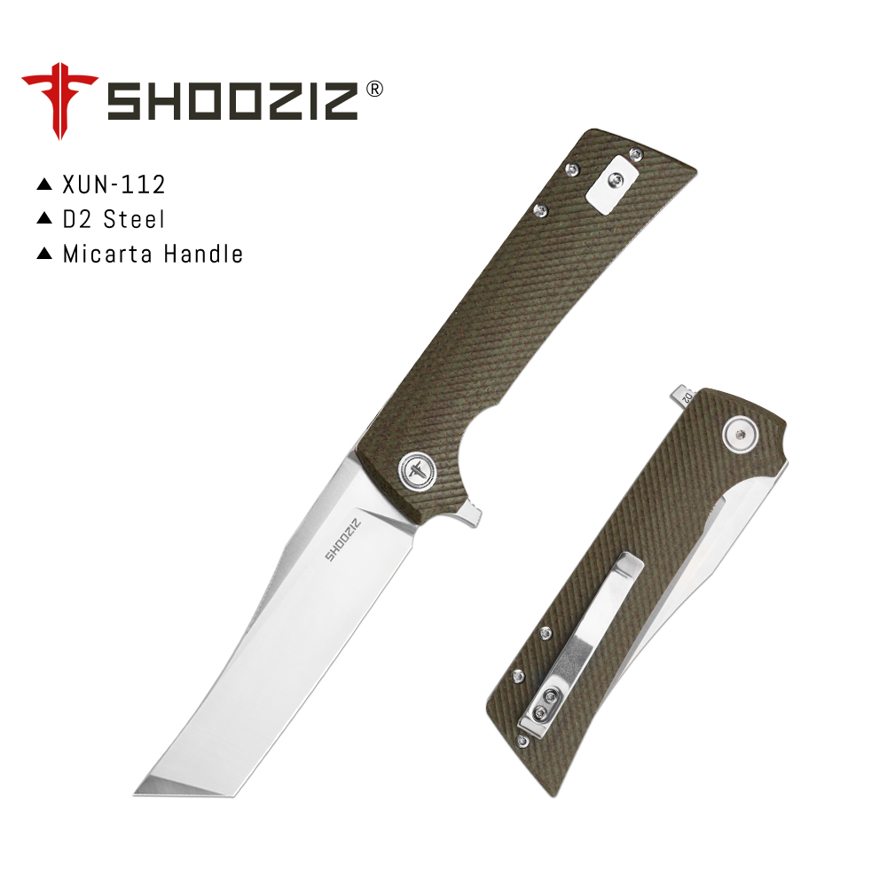 Shooziz XUN112 EDC Folding Kni - Edc Carry Clip 评论和价格