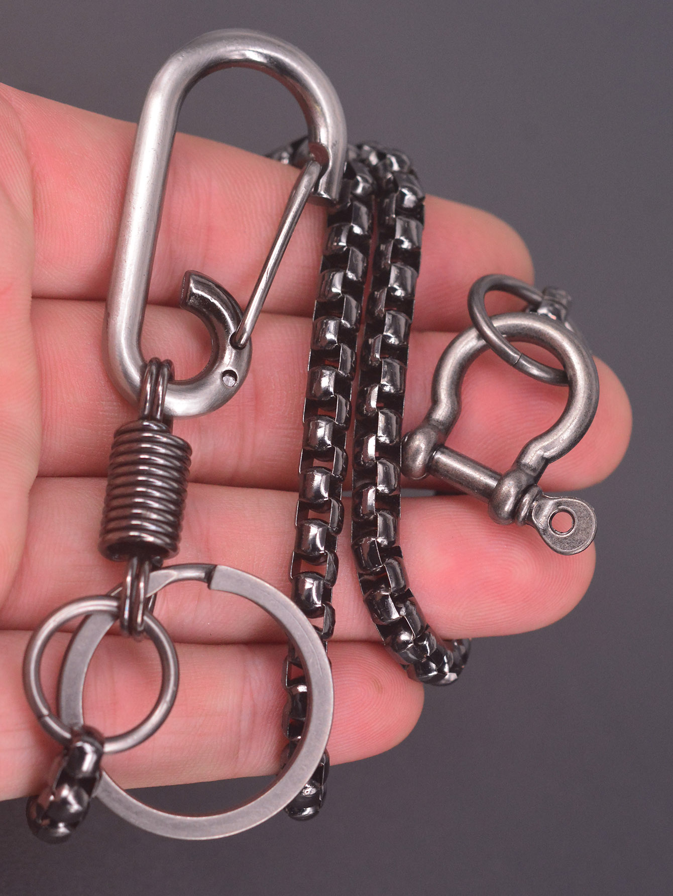 22 Inch long Gunmetal Black Bi - Edc Carry Clip 评论和价格
