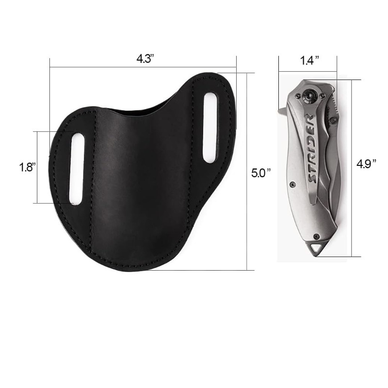 Genuine Leather Case For Foldi - Edc Carry Holster 评论和价格