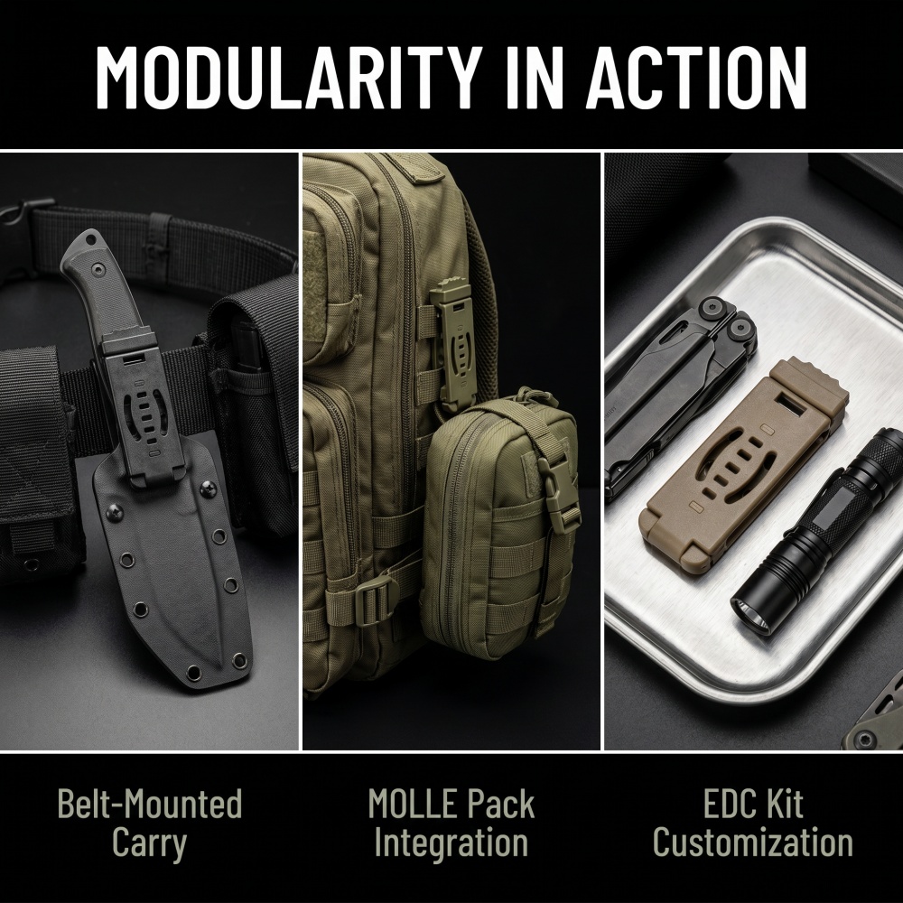 DIY Kydex Holster MOLLE Back C - Edc Carry Clip 评论和价格