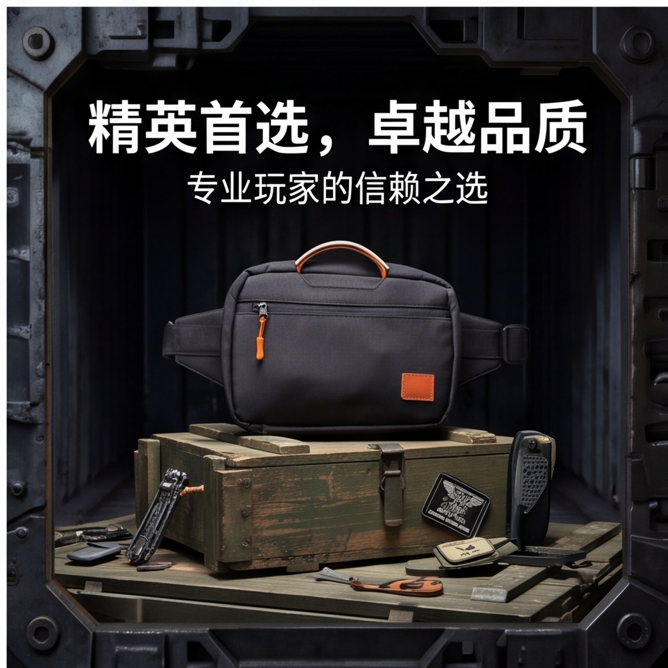 Tactical Magnetic Waist Pack Q - Edc Carry Bag For Men 评论和价格