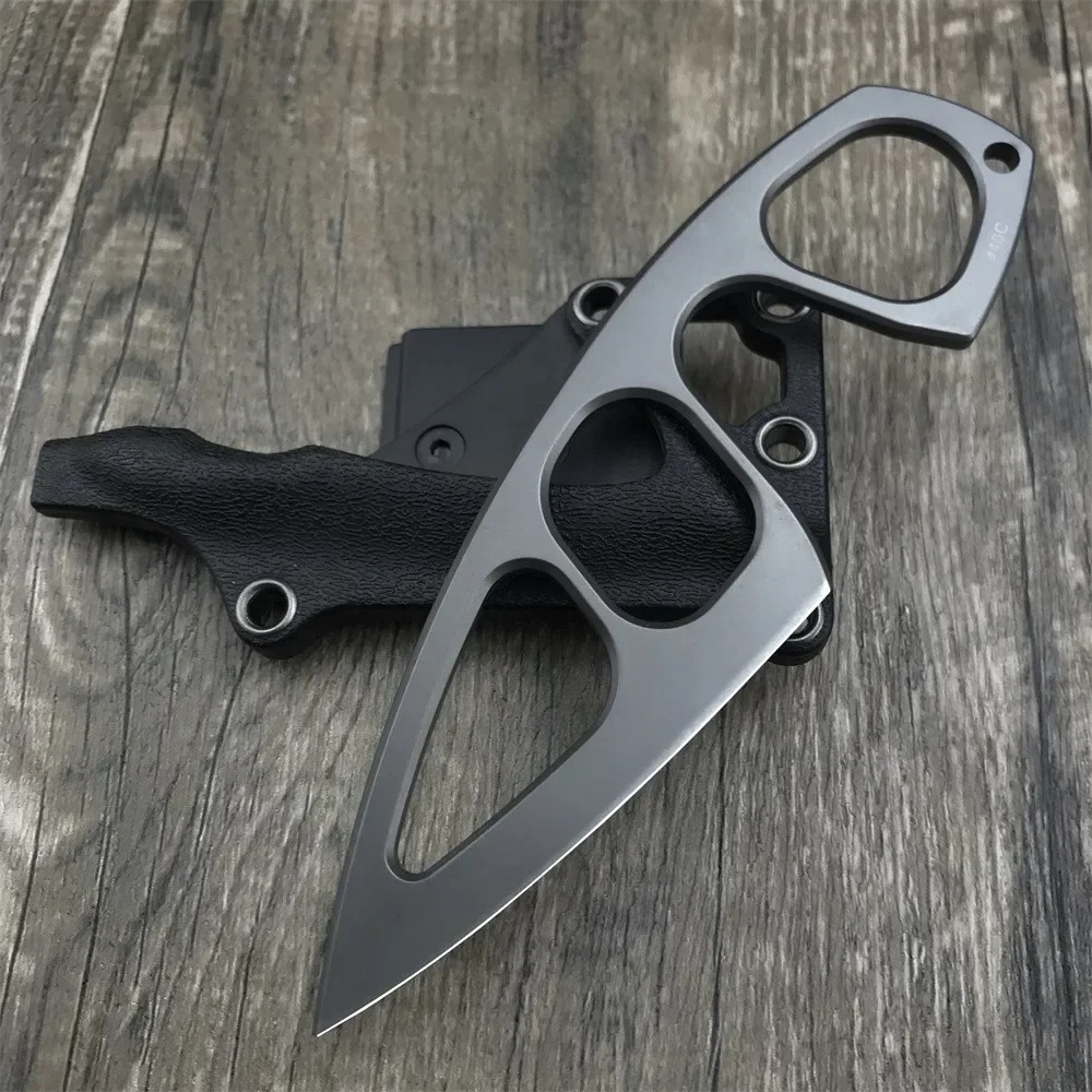 High Hardness Neck Knife 440C  - Edc Fixed Blade Deep Carry 评论和价格