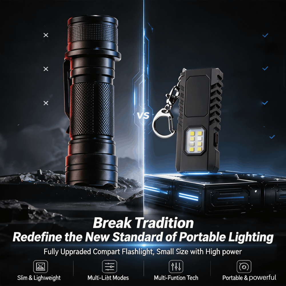 Mini Edc Keychain Flashlight U - Keychain Flashlight 评论和价格